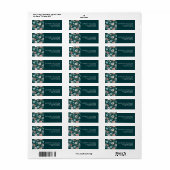 Eigenes Minimal-Label für moderne Blume (Vorne)