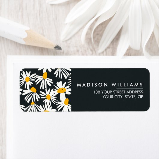 Eigenes Minimal-Label für moderne Blume (Insitu)