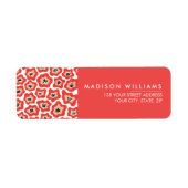 Eigenes Minimal-Label für moderne Blume (Vorne)