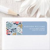 Eigenes Minimal-Label für moderne Blume (Insitu)