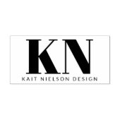 Eigenes, modernes Monogramm-Berufliches Geschäft Permastempel (Design)