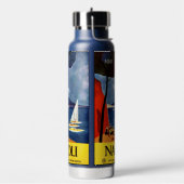 Eigenes Monogramm Napoli (Neapel) Trinkflasche (Links)
