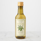 Eigenes Olivenöl Weinetikett (Vorderseite)