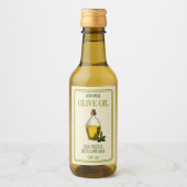 Eigenes Olivenöl Weinetikett (Vorderseite)