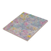 Eigenes Papier mit farbigen Pulsakzenten Fliese (Seite)