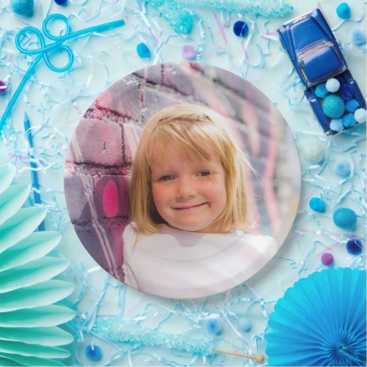 Eigenes Personalisiertes Foto Pappteller (Party)