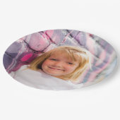 Eigenes Personalisiertes Foto Pappteller (Schrägansicht)