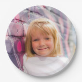 Eigenes Personalisiertes Foto Pappteller (Vorderseite)