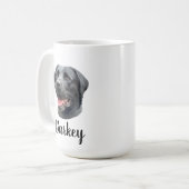 Eigenes Personalisiertes Hundefeld - Geschenk für Kaffeetasse (Vorderseite Links)