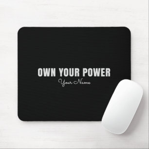 Eigenes Power Personalisiertes Mauspad – Weiblich