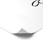 " EIGENES QUOTE-Waldwald Rustikales Waldplakat Poster (Ecke)