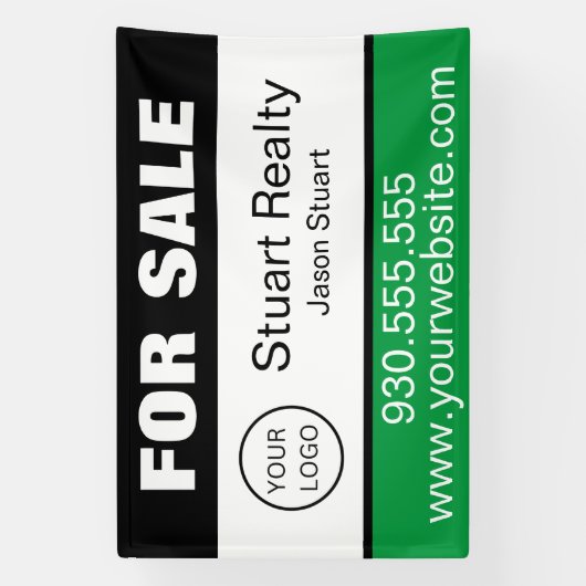 Eigenes Real-Anwesen-Logo Banner (Vertikal)