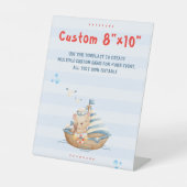 Eigenes Schild mit Kinderdusche (Vorderseite)