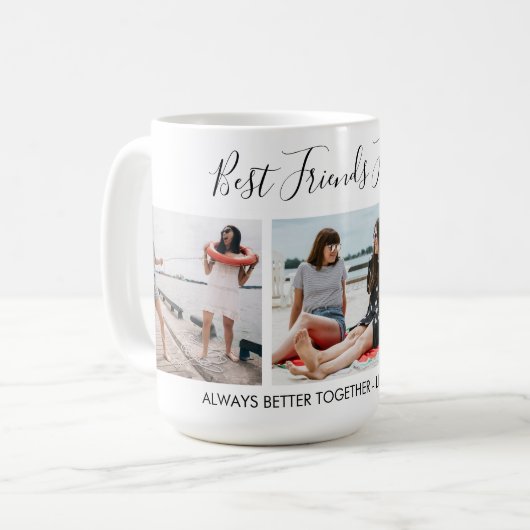 Eigenes Skript hinzufügen 3 Fotocollage Beste Freu Kaffeetasse (Vorderseite Links)