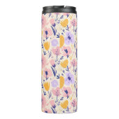Eigenes Skript Thermal Tumbler Floral Design Thermosbecher (Rückseite)