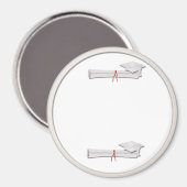 Eigenes Text-Magnet 2009-Abschluss hinzufügen Magnet (Vorderseite/Rückseite)
