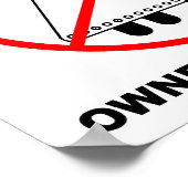 Eigenes und operierbares Funny Poster (Ecke)