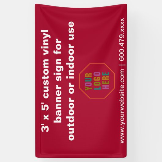 eigenes Vinyl-Banner-Zeichen für die Verwendung im Banner (Vertikal)