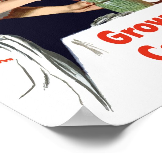 Eigenes Wachstum, kann Ihr eigenes — WW2 Poster (Ecke)