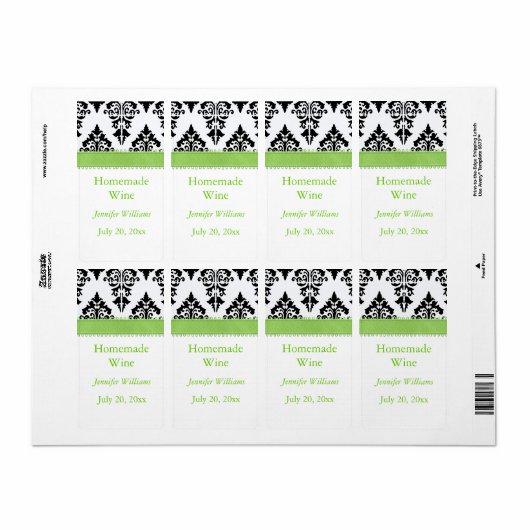 Eigenes Weinetikett (Vorne)