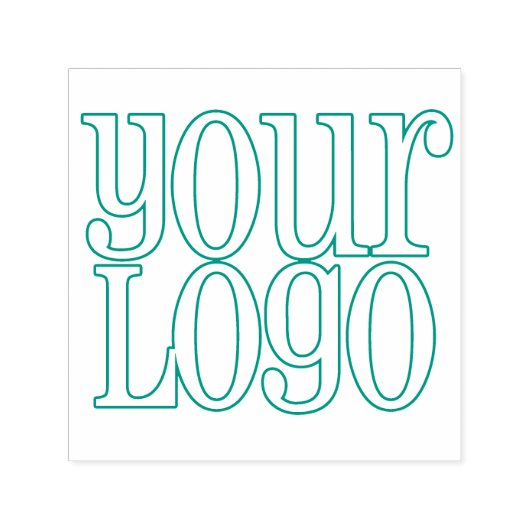 Eigenfarbige Briefmarke für Ihr Logo Permastempel (Design)