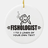 Eigenfisch Keramik Ornament (Hinten)