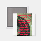 Eigengewichtsverlust Magnet (Vorderseite/Rückseite)