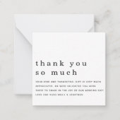 EIGENGRÖSSE | Neu verheiratetes Schwarz-weißes Fot Mitteilungskarte (Vorderseite)