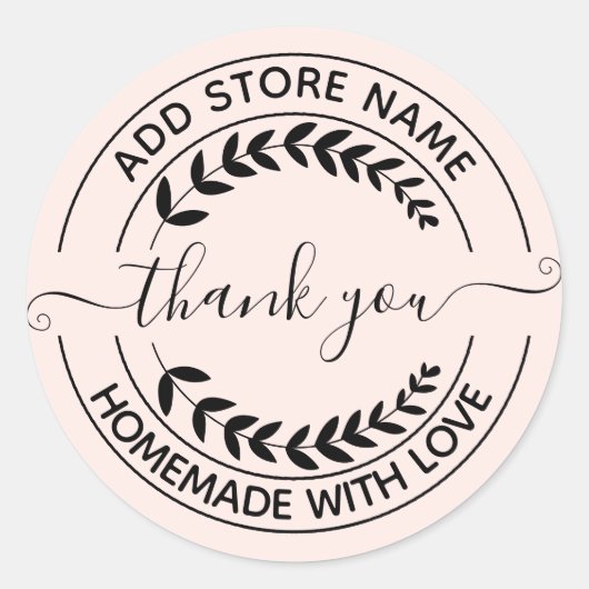 Eigenhaft mit Liebe kreieren Sie Ihren eigenen Dan Runder Aufkleber (Vorderseite)