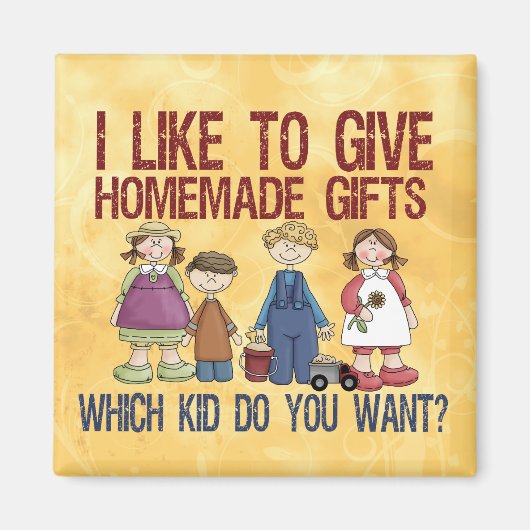 Eigenhändige Geschenke Magnet (Vorne)