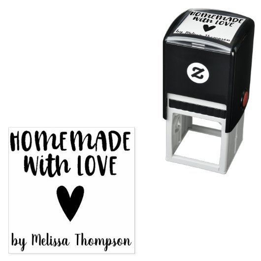 Eigenheim mit Liebe Herz Kleine Unternehmen Permastempel (Beispiel)