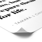 Eigenheimkurs Inspiration Modernes Minimalistisch Poster (Ecke)