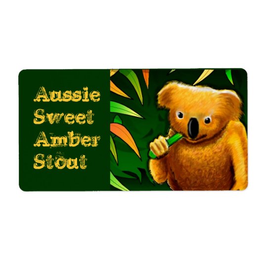 Eigenheimlieferungen Bierbrauetiketten anpassen (Vorne)