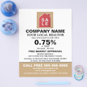 Eigenheimwerbung, Realtor, Werbung für Anwesen-Age Flyer (Einzeln)