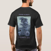 EIGENHEIT: ~ 2045 TRANS-HUMAN - SCHWARZER T - T-Shirt (Rückseite)