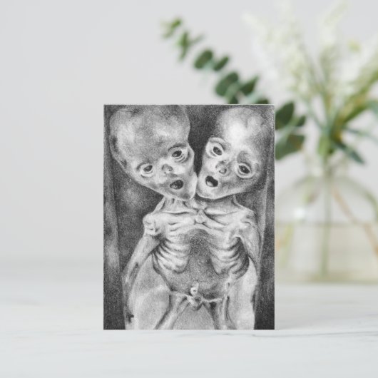 Eigenheiten Postkarte (Stehend Vorderseite)