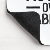 Eigenkapital über Verbindlichkeiten _ Lustiger Buc Mousepad (Ecke)