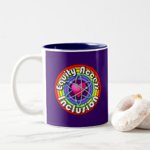 Eigenkapitals-Zugangs-Einbeziehung: Zweifarbige Tasse