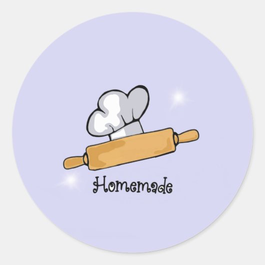 Eigenmarken Runder Aufkleber (Vorderseite)