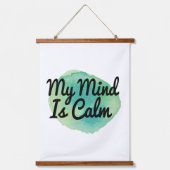 Eigenmotivation zur Liebe der Akzeptanz Wandteppich Mit Holzrahmen (Vorderseite)