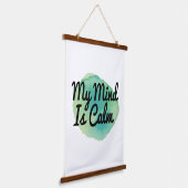 Eigenmotivation zur Liebe der Akzeptanz Wandteppich Mit Holzrahmen (Gewinkelt)