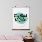 Eigenmotivation zur Liebe der Akzeptanz Wandteppich Mit Holzrahmen (Schlafzimmer)