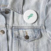 Eigenname Dekorativ Chic Einfach Blau Weiß Button (Beispiel)