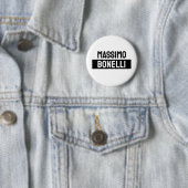 Eigenname Minimalistisch Modern Schlicht Schwarz W Button (Beispiel)