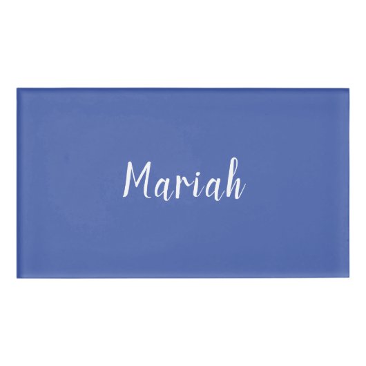 Eigenname Minimalistisches Schlichtes Kalligrafies Namenschild (Vorderseite)