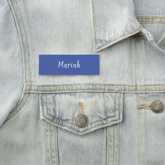 Eigenname Minimalistisches Schlichtes Kalligrafies Namensschild (Beispiel)