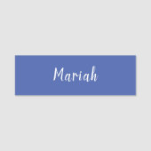 Eigenname Minimalistisches Schlichtes Kalligrafies Namensschild (Vorderseite)