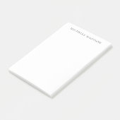 Eigenname Mode Trendy Minimalistisch Professionell Post-it Klebezettel (angewinkelt)