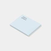 Eigenname Modern Minimalistisch Professionell Einf Post-it Klebezettel (angewinkelt)