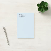 Eigenname Modern Minimalistisch Professionell Einf Post-it Klebezettel (Büro)